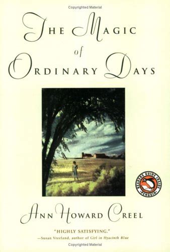 The magic within ordinary days by Ann Howard Creel